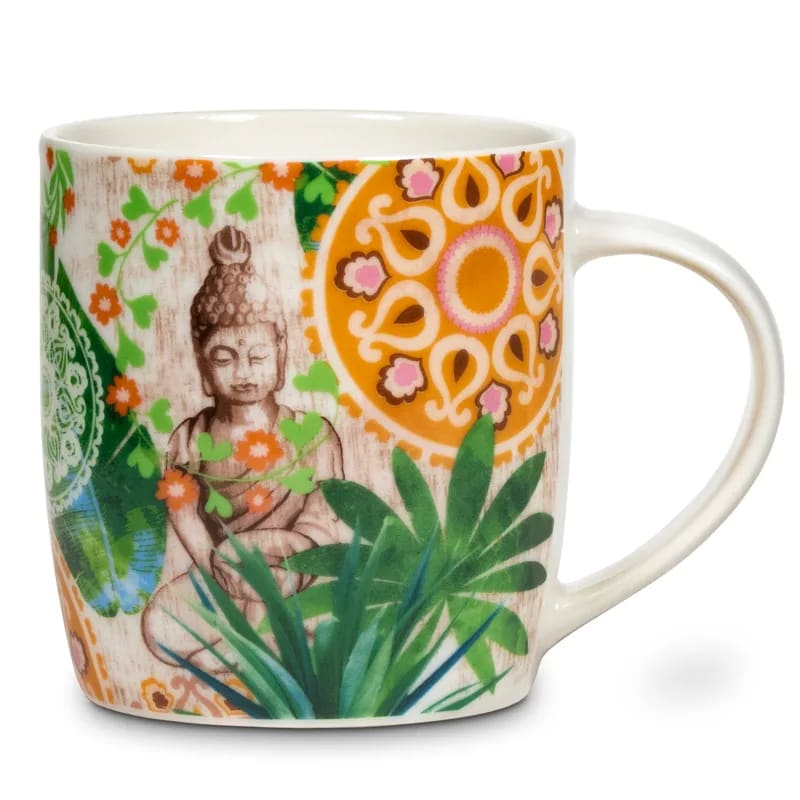 Tasse à thé infuseur bouddha paradis