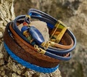 Bracelet JAVA bleu
