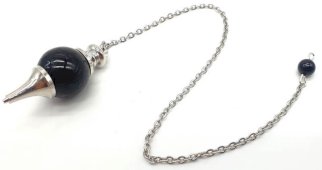 Pendule sphère Obsidienne noire
