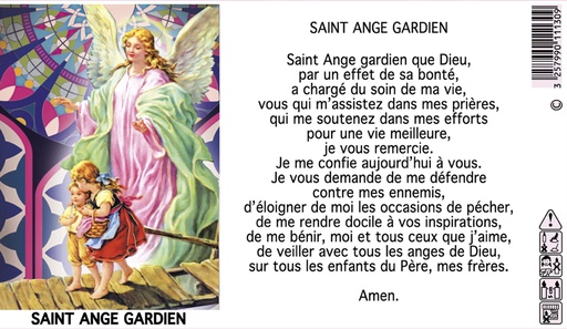 Bougie Neuvaine Saint Ange Gardien