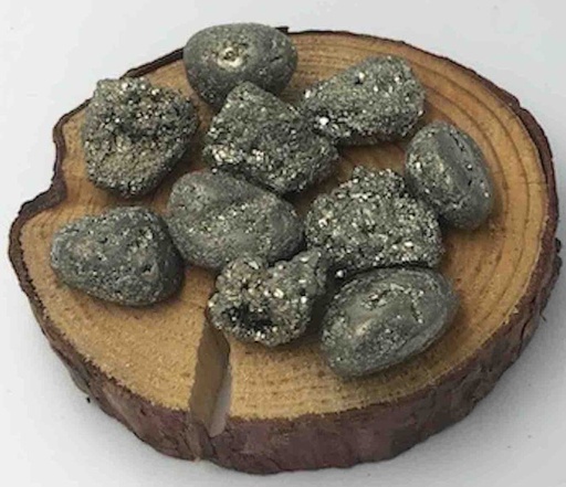 Pyrite (pierre roulée)