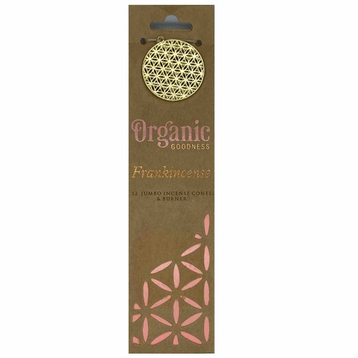 [64572] Organic Goodness Cônes d'encens Frankincense + brûleur